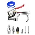 thumbnail image 1 of 8 Pcs Air Nozzle Blow- Sets, Metal Air Blow- W/ 1/4inch NPT Quick Fitting with 5 Pcs Air Nozzle, 1 of 5