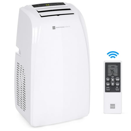 Four Seasons Air Conditioning - Best Choice Products 14,000 BTU 3-in-1 Portable Air Conditioner Cooling Unit for Up to 650 Sq. Ft Rooms w/ 4 Casters, Remote Control, Window Vent Kit, LED Display