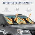 thumbnail image 4 of Saiise Golden Cloud Winged Dog for Foldable Car Sun Shades (2-Pack) Offer Sun Protection with an Easy-fold Design for Convenient Windshield Shading-Small, 4 of 6