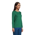 thumbnail image 2 of Lands' End Women's Relaxed Supima Cotton Long Sleeve Crewneck T-Shirt, 2 of 3