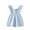 Blue, variant on GYRATEDREAM Baby Girl Clothes Newborn Summer Outfits Ruffle Sleeveless Casual Dress Infant Romper 0-3Years