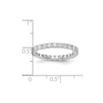 thumbnail image 6 of 14k White Gold Round Cut Diamond Eternity Wedding Band Anniversary Ring Size 5.5 - 1.50 Ct., 6 of 6