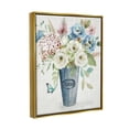 thumbnail image 3 of Farmhouse Garden Flower Blooms Botanical & Floral Graphic Art Metallic Gold Framed Art Print Wall Art, 3 of 6
