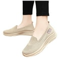 thumbnail image 3 of Daznico Women Mesh Shoes Solid Color Simple Thick Sole Non Slip Mesh Breathable and Comfortable Versatile Shoes,Size 8, 3 of 9