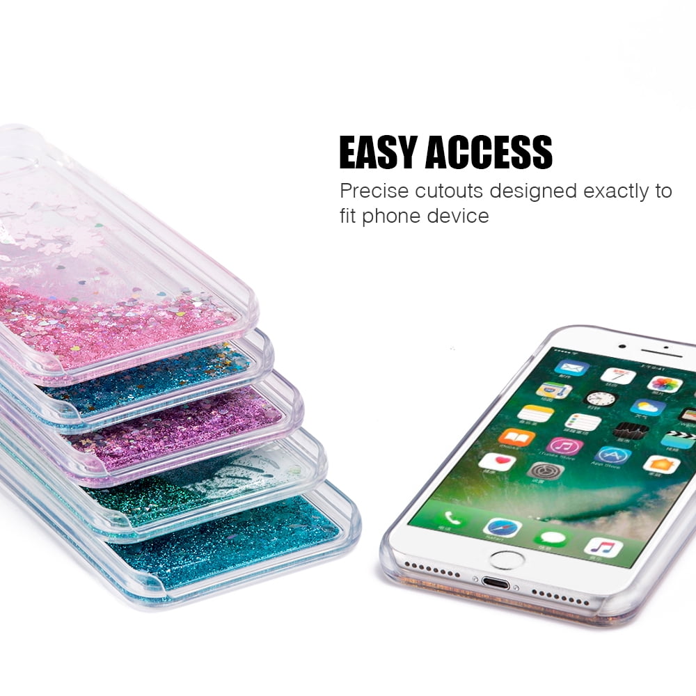 Beautiful Liquid Glitter Waterfall Cellphone Case for iPhone 8 / 7