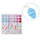 thumbnail image 2 of Acrylic Self-Adhesive Decorative Stickers for Crafts and Gifts 12 Sheets Multi Color, 2 of 4