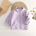 thumbnail image 2 of oqasdz Girls Jackets Children Toddler Double Sided Polar Boys New Girls Fall Winter Baby Warm Fashion Top Coat Outwear Size 18 M-24 M, 2 of 4