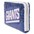 thumbnail image 2 of Loungefly New York Giants Sequin Zip-Around Wallet, 2 of 4
