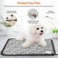 thumbnail image 6 of TeqHome 17.7x17.7x0.59in Electric Pet Heating Pad Adjustable Temperature Dog Cat Indoor Heating Mat Chew Resistant Cord for Cat Rabbit, 6 of 8