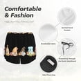 thumbnail image 4 of Bixox Women's Coffee Gnome (2) pattern 2 in 1 Running Shorts - Lightweight Athletic Workout Gym Yoga Shorts Liner with Pockets - XX-Large, 4 of 5