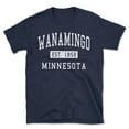 thumbnail image 1 of Wanamingo Minnesota Classic Established Men's Cotton T-Shirt, 1 of 1