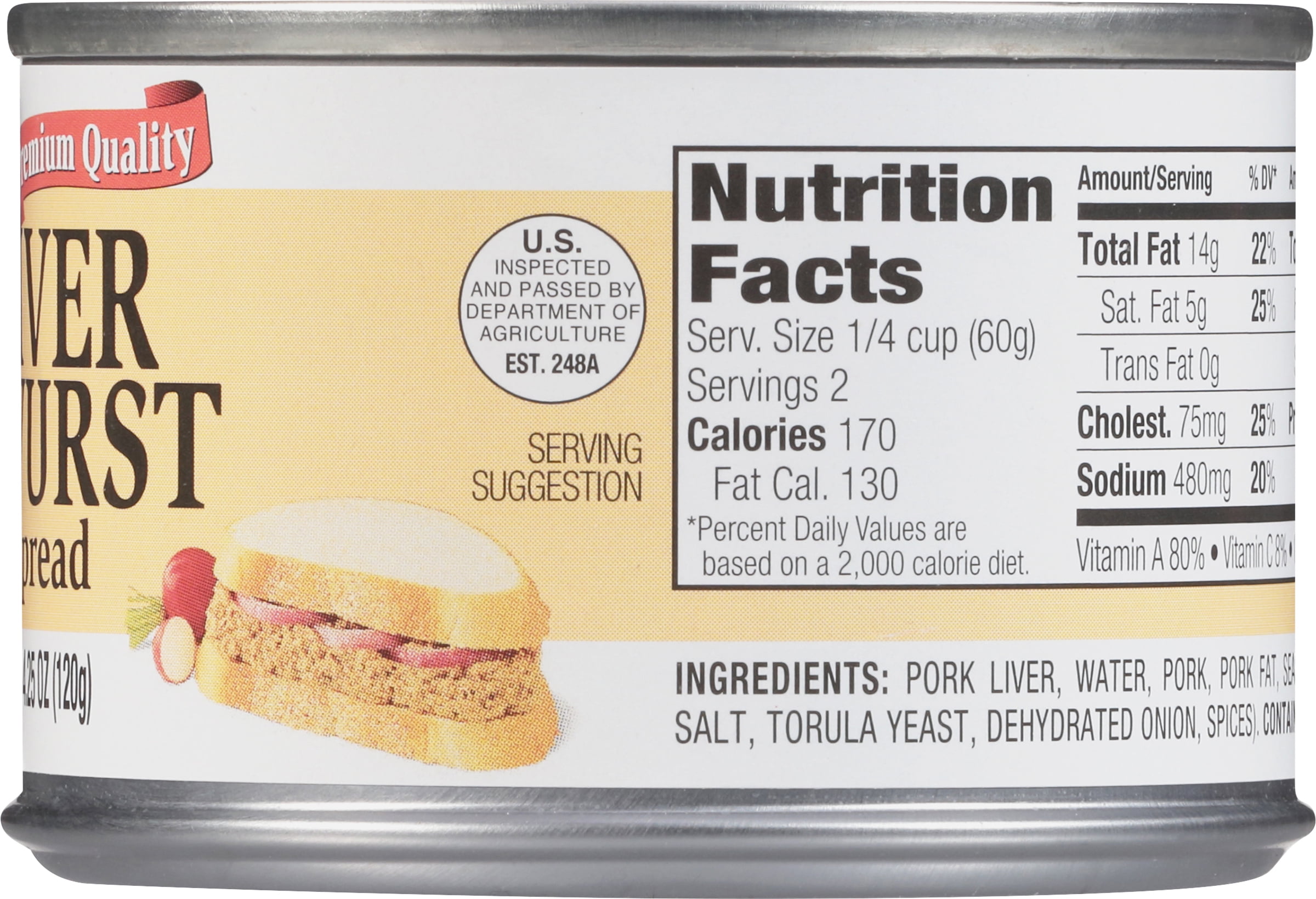 Underwood Liverwurst, 4.25 Oz