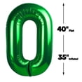 thumbnail image 3 of Globo de foil verde número 20 Upgesy de 102 cm, 3 of 6