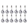 thumbnail image 1 of Luzkey Balles de Poids pour Rideaux, Poids pour Draperies, Cintres Robustes, Pendentifs pour Drapeau de Jardin, Rideaux de Douche, Patio, Intérieur Extérieur, Pergola, 12 Pcs, 1 of 8