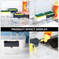 thumbnail image 4 of EeaseCA Hand Push Pump Soap Dispenser Kitchen Washing Liquid Storage Box Sponge Holder, 4 of 8