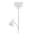 Mainstays 72" Combo Floor Lamp, Adjustable Reading Light, White