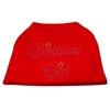 Pet Dog Cat Shirt Rhinestone, "Birthday Girl"
