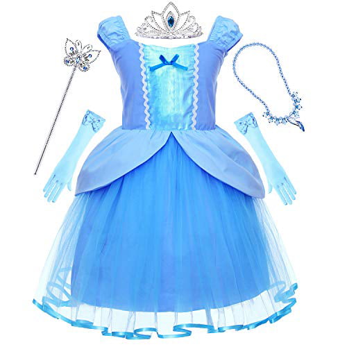 Accessories Wand Crown guest dream Girls Princess Dress Birthday Costumes Christmas with Gloves
