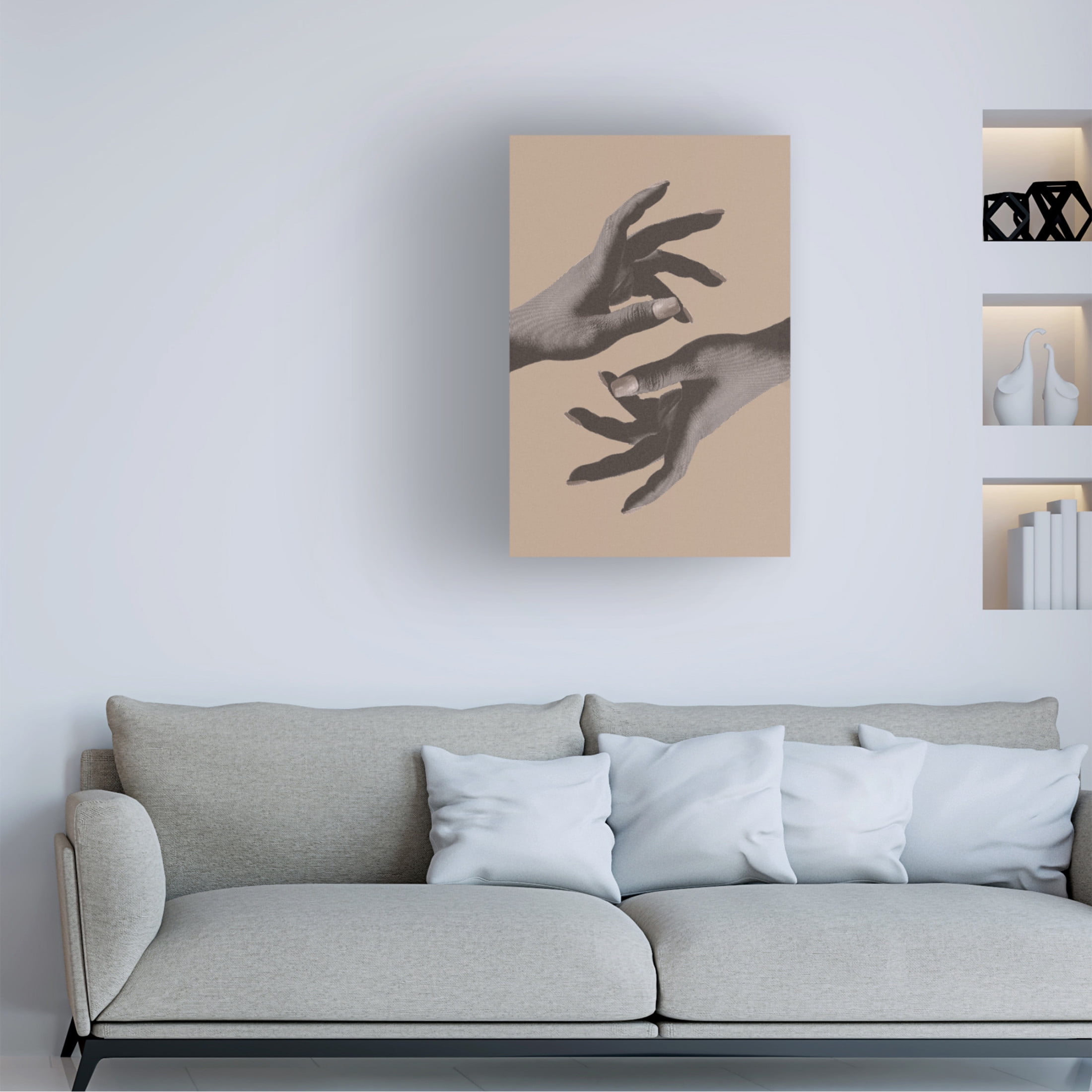 Pictufy Studio III 'Reaching No 3' Canvas Art - 22 x 32 Inches