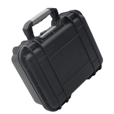 High Impact Resistant ABS Waterproof Protective Storage Case Including Carry Handle and Customizable Compartments for Various Tools