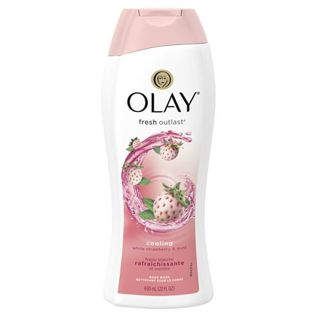 Olay Fresh Outlast Cooling White Strawberry & Mint Body Wash 22 (Best Olay Body Wash)