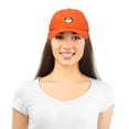 thumbnail image 5 of DALIX Cappuccino Hat Coffee Cup Womens Baseball Cap in Orange, 5 of 5