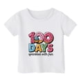 thumbnail image 3 of Teen Girl Tops 100 Days Of School Shirt Graphic T Shirts Casual Summer Tops Funny T Shirt for Back To School, 3 of 3