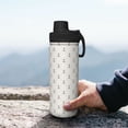 thumbnail image 7 of KLL Anchors Pattern 18oz Insulated Water Bottle, Stainless Steel Sports Water Cup Flask with Spout and Handle Lid for Sports Travel Car& School, 7 of 7