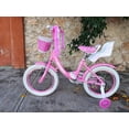 thumbnail image 4 of bicicleta para niña rodada 16 con canasta y portamuñeca para edad de 4 a 6 años, 4 of 6
