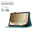 thumbnail image 4 of GSFY Case Compatible with Samsung Galaxy Tab A9 Plus/A9+ 5G 11 inch 2023 (SM-X210/X216/X218), Smart Premium PU Leather Wallet Stand Protective Shell with Stylus Holder Auto Sleep Wake, Light Blue, 4 of 7