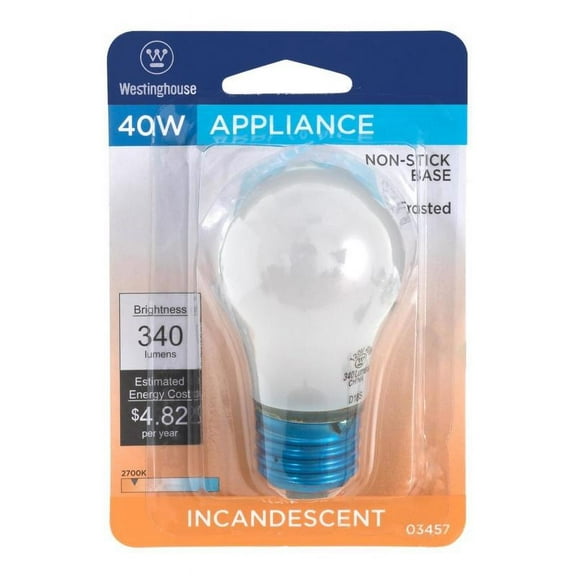 Westinghouse 03457 3.5 x 2.1 in. 40W 120V Frosted Light Bulb  Pack of 6