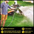 thumbnail image 4 of Bionic Steel PRO Tuyau de Jardin - Tuyau de Jardin en Acier Inoxydable 304 de 75 Pieds - Tuyau de Jardin Robuste Léger, Sans Pli, Plus Résistant Que Jamais avec Raccords en Laiton et Vanne Marche/arrêt - Modèle 2021, 4 of 5