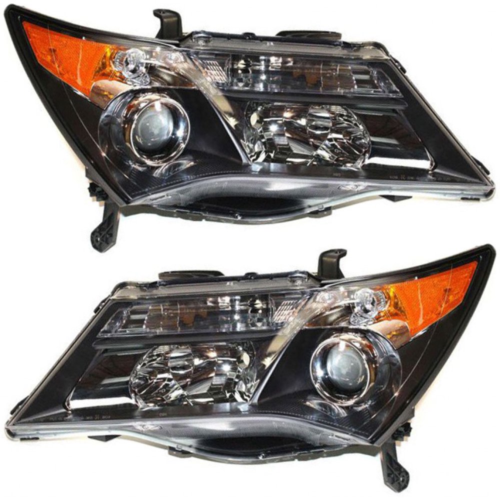 CarLights360 For Acura MDX Headlight 2007 2008 2009 Pair Driver and