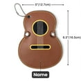 thumbnail image 3 of BallsFHK Guitar Pick Box With 17 Slots, Customizable Name, Guitar Shaped Guitar Pick Holder, Pick Storage Bag For Guitar Lovers, 3 of 5