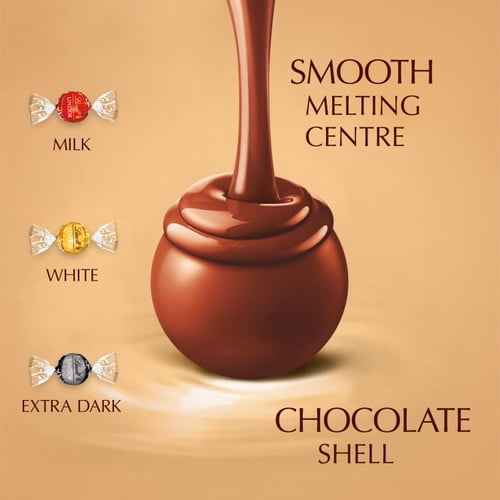 Lindt Lindor Assorted Chocolate Truffles Box 137g, British Import (Pack of 6)