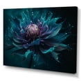 thumbnail image 2 of Designart "Purple Sacred Lotus Floral Bloom II" Floral Lotus Wall Art For Kitchen, 2 of 5