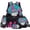 Baseball, variant on HUISEFOR Cute Ladybug School Backpack Set 17 Inch Lightweight School Bag with Lunch Bag, Pencil Case and Water Bottle Holder Multi-Pocket for Elementary School 2nd-3rd Grade