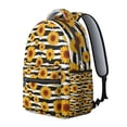 thumbnail image 4 of Sunflower and Butterfly Design School Backpack for Students Durable and Adjustable Strap Backpack with Artistic Yellow Floral Pattern, 4 of 5