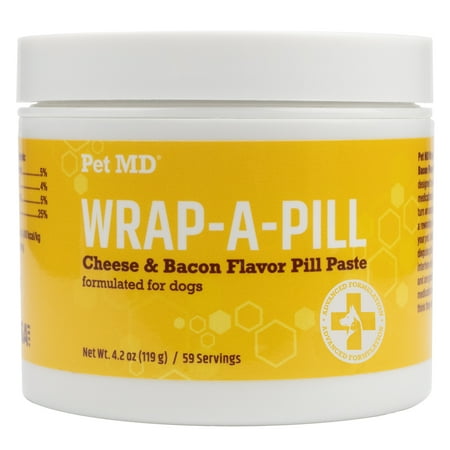 UPC: 0850012848301 | Pet MD Wrap-A-Pill Cheese & Bacon Flavor Pill Paste for Dogs 4.2 oz