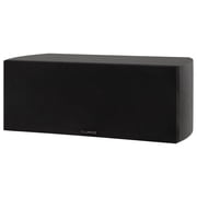 Fluance Reference High Performance 2-Way Center Channel Speaker for Enhanced Dialogue and Vocals in Home Theater Surround Sound Systems - Black Ash (XL8C)