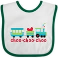 thumbnail image 3 of Inktastic Love Train Boys or Girls Baby Bib, 3 of 4