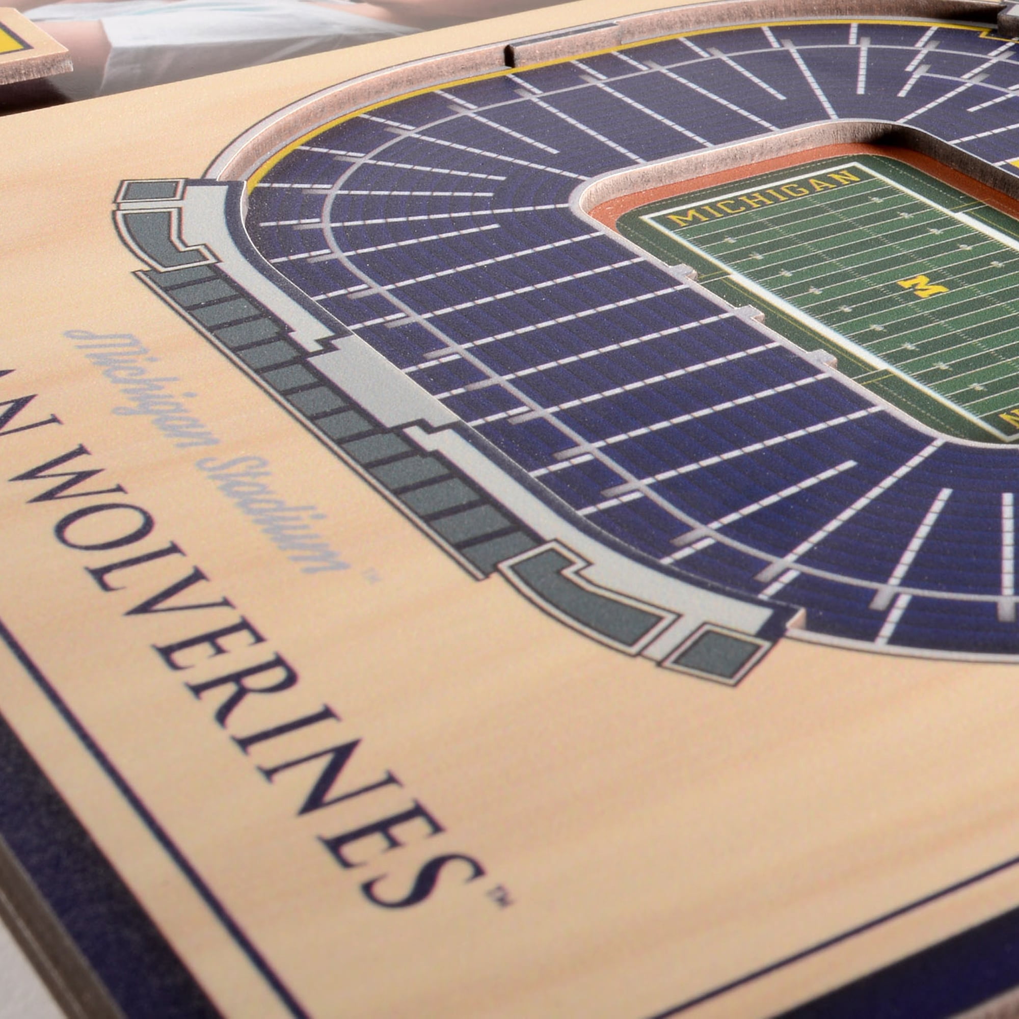 IDNA Michigan Wolverines 3D StadiumViews Picture Frame