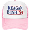 thumbnail image 1 of Reagan Bush '84 Classics Retro Trucker Hat Women Men Cap, 1 of 8