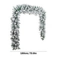 thumbnail image 2 of Lhrmh Snow Flocked Christmas Garland, Winter Frosted Artificial Plastic Garland for Xmas Tree and Holiday Home Decoration, 2 of 7