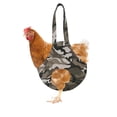 thumbnail image 2 of CozeLy Chicken Carrier Bag Fun Chicken Out Travel Satchel Shoulder Tote Pet Outing Bag with Adjustable Strap Rooster Catching Sling for Outdoor Use, 2 of 9