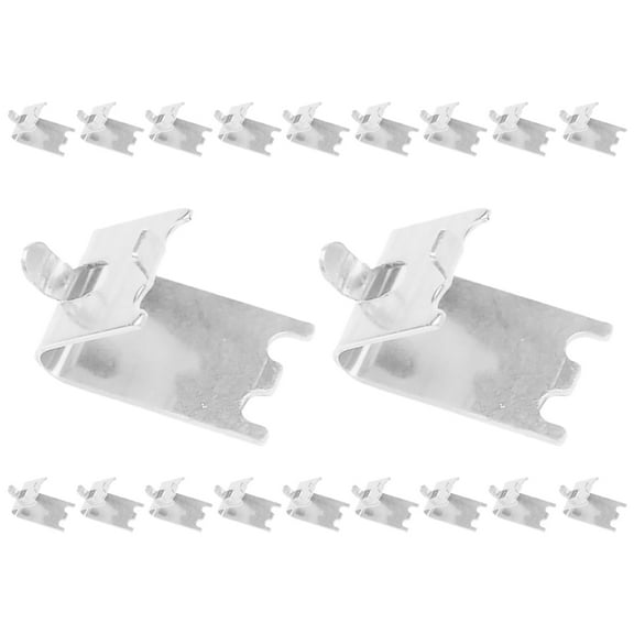 UPOUART 20Pcs Space Saving Wire Shelf Clips for Refrigerator and Freezer Shelving
