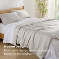 thumbnail image 4 of Juego de Funda de Edredón Silky Cooling Queen Size de Bambú Bedsure, 4 of 8