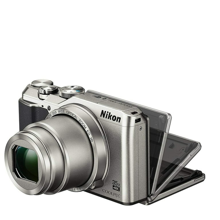 Nikon Coolpix A900 20 Megapixel Compact Camera, Silver - Walmart.com