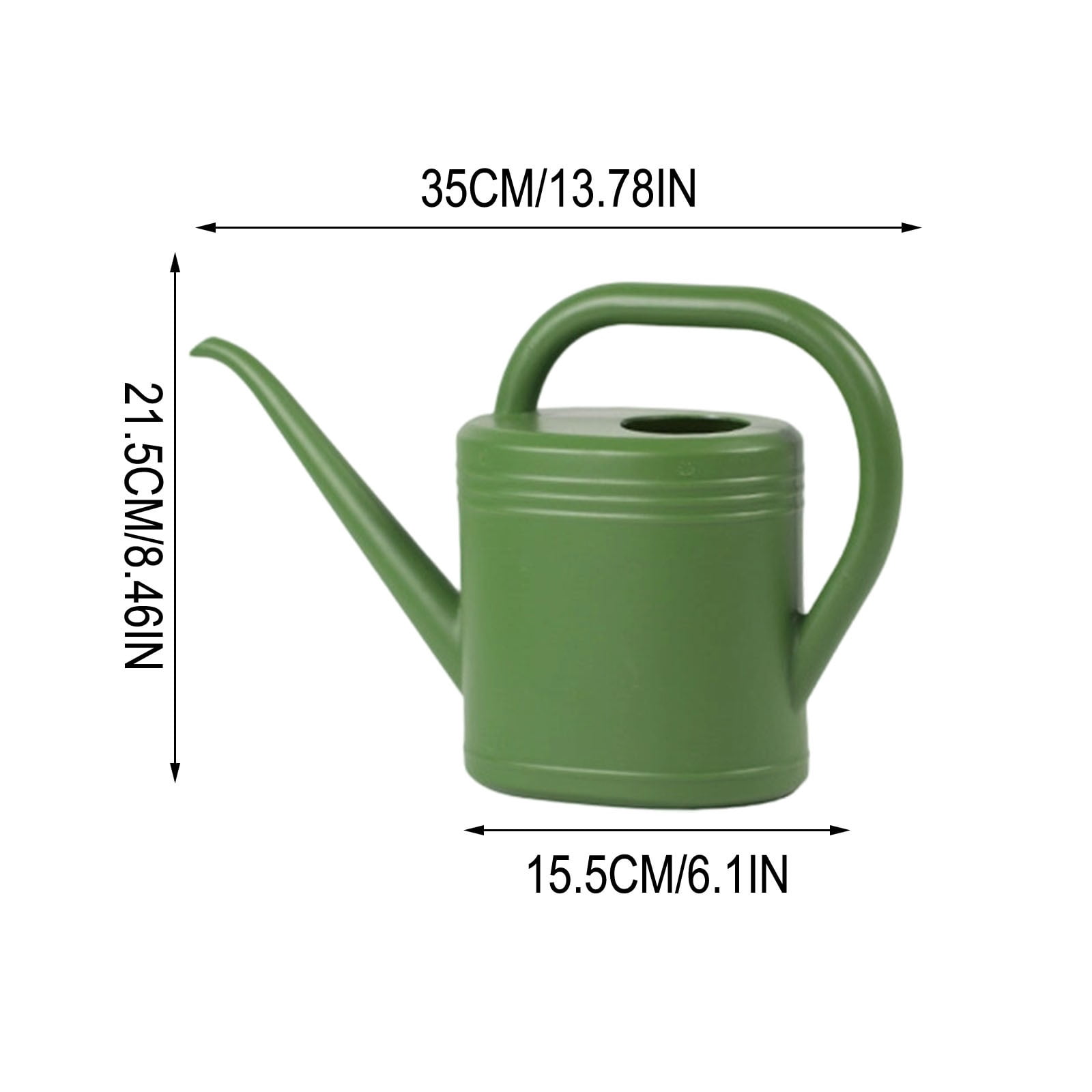 Plant Watering Can, Resin Watering Can, Sturdy Garden Watering Can, Top & Side Dual Handle, For Flower Planting, Vegetable Gardening, 2L