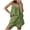 Army Green, variant on Levmjia Dressy Two Piece Sets For Women Solid Color Imitation Cotton And Linen Suspender Summer Sleeveless Top and Shorts Set Casual Outfit For Daily Wear Home